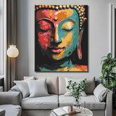 Painting by Numbers Art Lifestyle Half Buddha Face